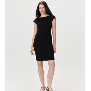 Quince | NWT | Ultra-Stretch Ponte Cap Sleeve Dress | Medium